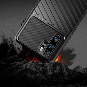 Hurtel Thunder Case elastyczne pancerne etui pokrowiec Huawei P30 Pro zielony uniwersalny 5