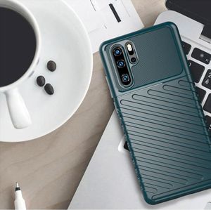 Hurtel Thunder Case elastyczne pancerne etui pokrowiec Huawei P30 Pro zielony uniwersalny 6
