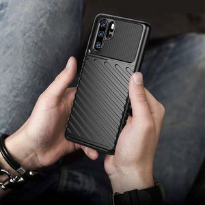 Hurtel Thunder Case elastyczne pancerne etui pokrowiec Huawei P30 Pro zielony uniwersalny 9