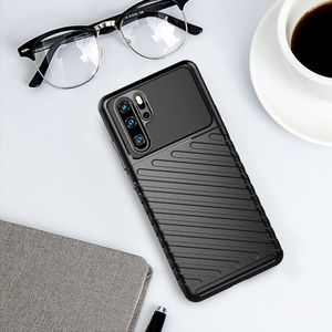 Hurtel Thunder Case elastyczne pancerne etui pokrowiec Huawei P30 Pro czarny uniwersalny 11