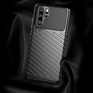 Hurtel Thunder Case elastyczne pancerne etui pokrowiec Huawei P30 Pro czarny uniwersalny 3