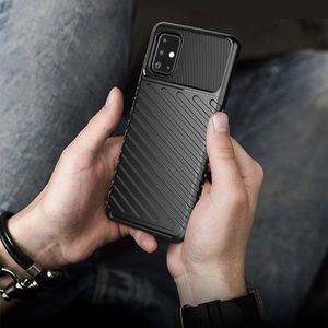 Hurtel Thunder Case elastyczne pancerne etui pokrowiec Samsung Galaxy A51 niebieski uniwersalny 10