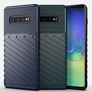 Hurtel Thunder Case elastyczne pancerne etui pokrowiec Samsung Galaxy S10 Plus czarny uniwersalny 13