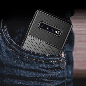Hurtel Thunder Case elastyczne pancerne etui pokrowiec Samsung Galaxy S10 Plus czarny uniwersalny 10