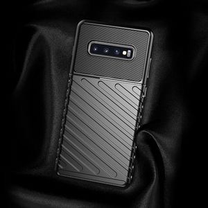 Hurtel Thunder Case elastyczne pancerne etui pokrowiec Samsung Galaxy S10 czarny uniwersalny 3