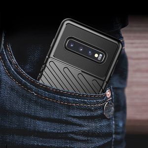 Hurtel Thunder Case elastyczne pancerne etui pokrowiec Samsung Galaxy S10 czarny uniwersalny 10