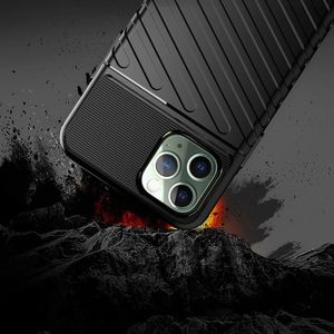Hurtel Thunder Case elastyczne pancerne etui pokrowiec iPhone 11 Pro zielony uniwersalny 7