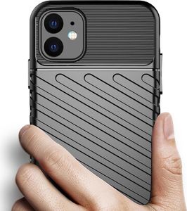 Hurtel Thunder Case elastyczne pancerne etui pokrowiec iPhone 11 zielony uniwersalny 4