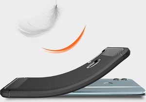 Hurtel Carbon Case elastyczne etui pokrowiec Huawei P Smart Plus 2019 / Honor 10 Lite czarny uniwersalny 3