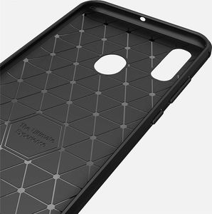 Hurtel Carbon Case elastyczne etui pokrowiec Huawei P Smart Plus 2019 / Honor 10 Lite niebieski uniwersalny 5