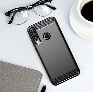 Hurtel Carbon Case elastyczne etui pokrowiec Huawei Y6p czarny uniwersalny 11