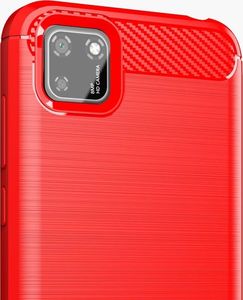 Hurtel Carbon Case elastyczne etui pokrowiec Huawei Y5p niebieski uniwersalny 8