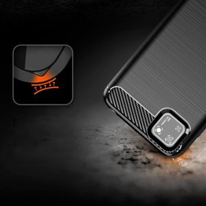 Hurtel Carbon Case elastyczne etui pokrowiec Huawei Y5p niebieski uniwersalny 9