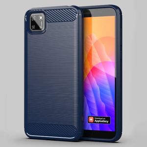 Hurtel Carbon Case elastyczne etui pokrowiec Huawei Y5p czarny uniwersalny 12