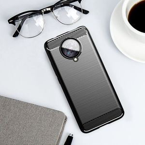 Hurtel Carbon Case elastyczne etui pokrowiec Xiaomi Redmi K30 Pro / Poco F2 Pro niebieski uniwersalny 11