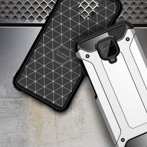 Hurtel Hybrid Armor pancerne hybrydowe etui pokrowiec Xiaomi Redmi 10X 4G / Xiaomi Redmi Note 9 złoty uniwersalny 3