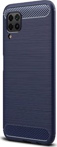 Hurtel Carbon Case elastyczne etui pokrowiec Huawei P40 Lite / Nova 7i / Nova 6 SE niebieski uniwersalny 2