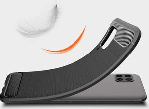 Hurtel Carbon Case elastyczne etui pokrowiec Huawei P40 Lite / Nova 7i / Nova 6 SE niebieski uniwersalny 7