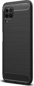 Hurtel Carbon Case elastyczne etui pokrowiec Huawei P40 Lite / Nova 7i / Nova 6 SE czarny uniwersalny 2