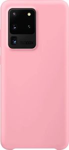 Hurtel Silicone Case elastyczne silikonowe etui pokrowiec Samsung Galaxy S20 Ultra różowy uniwersalny 1