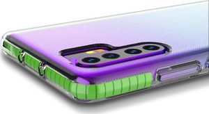 Hurtel Spring Case pokrowiec żelowe etui z kolorową ramką do Huawei P30 Pro żółty uniwersalny 4