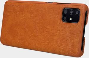 Nillkin Nillkin Qin skórzana kabura etui Samsung Galaxy A51 5G czarny uniwersalny 13