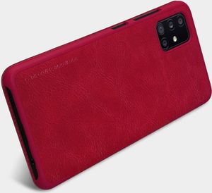 Nillkin Nillkin Qin skórzana kabura etui Samsung Galaxy A51 5G czarny uniwersalny 17