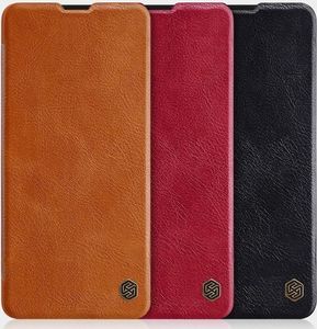Nillkin Nillkin Qin skórzana kabura etui Samsung Galaxy A51 5G czarny uniwersalny 19