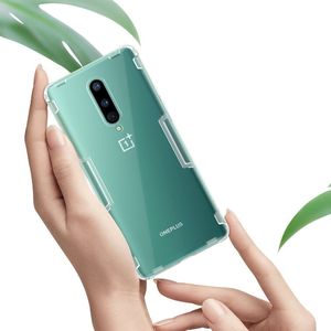 Nillkin Nillkin Nature żelowe etui pokrowiec ultra slim OnePlus 8 przezroczysty uniwersalny 5
