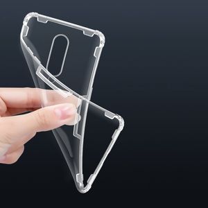 Nillkin Nillkin Nature żelowe etui pokrowiec ultra slim OnePlus 8 przezroczysty uniwersalny 9