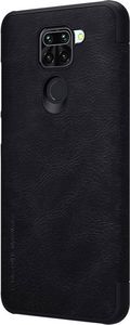 Nillkin Nillkin Qin skórzana kabura etui Xiaomi Redmi 10X 4G / Xiaomi Redmi Note 9 czarny uniwersalny 3