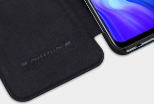 Nillkin Nillkin Qin skórzana kabura etui Xiaomi Redmi 10X 4G / Xiaomi Redmi Note 9 czarny uniwersalny 8