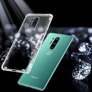 Nillkin Nillkin Nature żelowe etui pokrowiec ultra slim OnePlus 8 Pro przezroczysty uniwersalny 5
