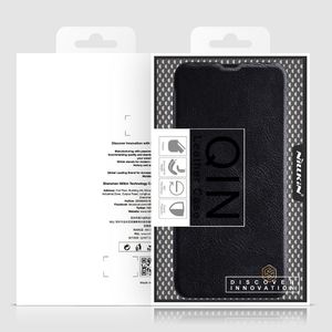 Nillkin Nillkin Qin skórzana kabura etui Samsung Galaxy A71 5G czarny uniwersalny 19