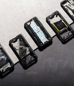 Ringke Ringke Fusion X Design etui pancerny pokrowiec z ramką iPhone SE 2020 / iPhone 8 / iPhone 7 czarny (XDAP0014) uniwersalny 7