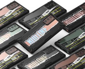 Ringke Ringke Fusion X Design etui pancerny pokrowiec z ramką Samsung Galaxy Note 20 czarny (Ticket band) (XDSG0037) uniwersalny (62659-uniw) - 62659-uniw 5