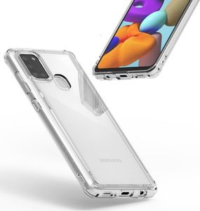 Ringke Ringke Fusion etui pokrowiec z żelową ramką Samsung Galaxy A21S czarny (FSSG0085) uniwersalny 6