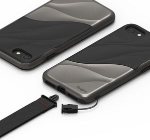 Ringke Ringke Wave hybrydowe etui żelowy pokrowiec z ramką iPhone SE 2020 / iPhone 8 / iPhone 7 złoty (WVAP0027) uniwersalny 7
