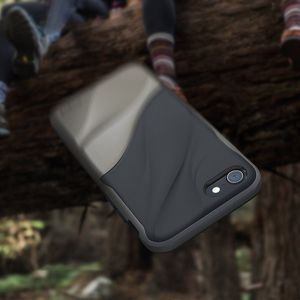 Ringke Ringke Wave hybrydowe etui żelowy pokrowiec z ramką iPhone SE 2020 / iPhone 8 / iPhone 7 niebieski (WVAP0026) uniwersalny 5