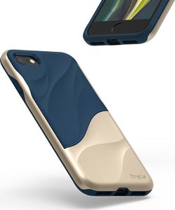 Ringke Ringke Wave hybrydowe etui żelowy pokrowiec z ramką iPhone SE 2020 / iPhone 8 / iPhone 7 niebieski (WVAP0026) uniwersalny 6
