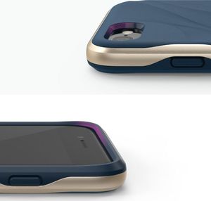 Ringke Ringke Wave hybrydowe etui żelowy pokrowiec z ramką iPhone SE 2020 / iPhone 8 / iPhone 7 niebieski (WVAP0026) uniwersalny 7