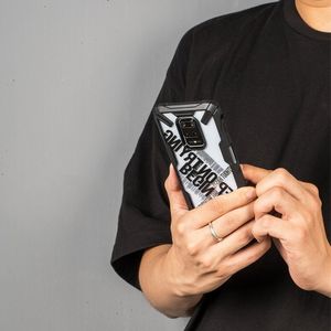 Ringke Ringke Fusion X Design etui pancerny pokrowiec z ramką Xiaomi Redmi Note 9 Pro / Redmi Note 9S czarny (XDXI0010) uniwersalny 3