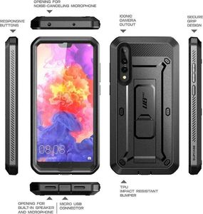 Supcase Etui Supcase Unicorn Beetle Pro Huawei P20 Pro Black uniwersalny (53621-uniw) - 53621-uniw 5