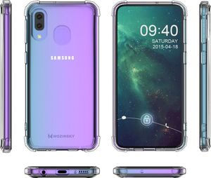 Wozinsky Wozinsky Anti Shock pancerne etui do Samsung Galaxy A40 przezroczysty uniwersalny 9