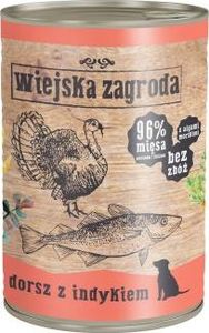 Wiejska Zagroda Wiejska Zagroda dorsz z indykiem 400 g 1