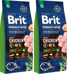 Brit Pakiet Brit Premium By Nature Adult XL 2 x 15 kg 1