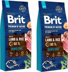 Brit Pakiet Brit Premium By Nature Sensitive Lamb Rice Jagnięcina 2 x 15 kg 1