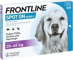 Frontline Frontline Spot-On dla Psów Dużych Ras L 3 Pipety 1
