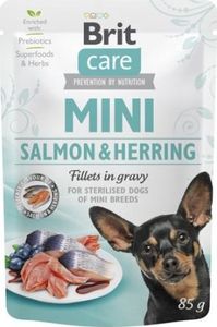Brit Brit Care Mini Adult Salmon Herring Sterilised Łosoś i Śledź dla sterylizowanych psów małych ras 85 G 1