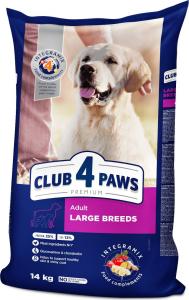 Kormotech Club 4 Paws dla Dorosłych Psów Dużych Ras 14 kg 1